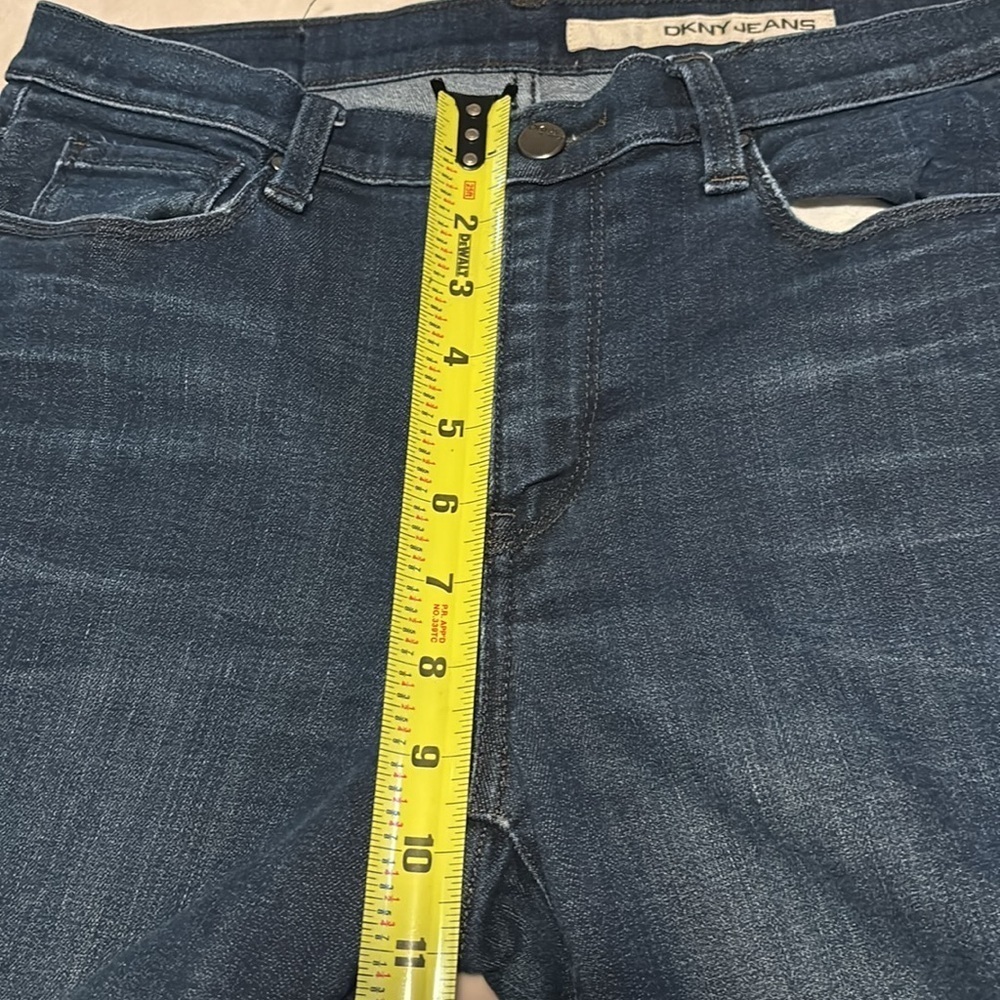 DKNY Classic Dark Blue Women's Jeans Size 08 - Picture 6 of 8